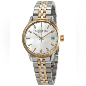 New authentic Raymond Weil Freelancer Women's Two-Tone Watch!